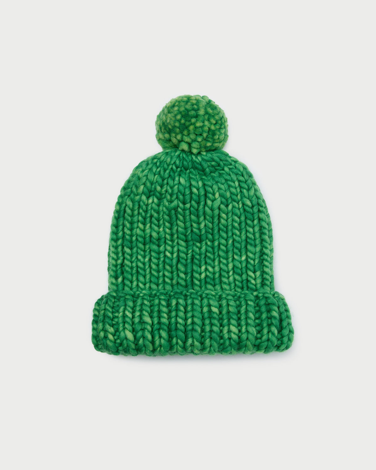 Ava Fern Knit Pompom Hat | Soft Accessories