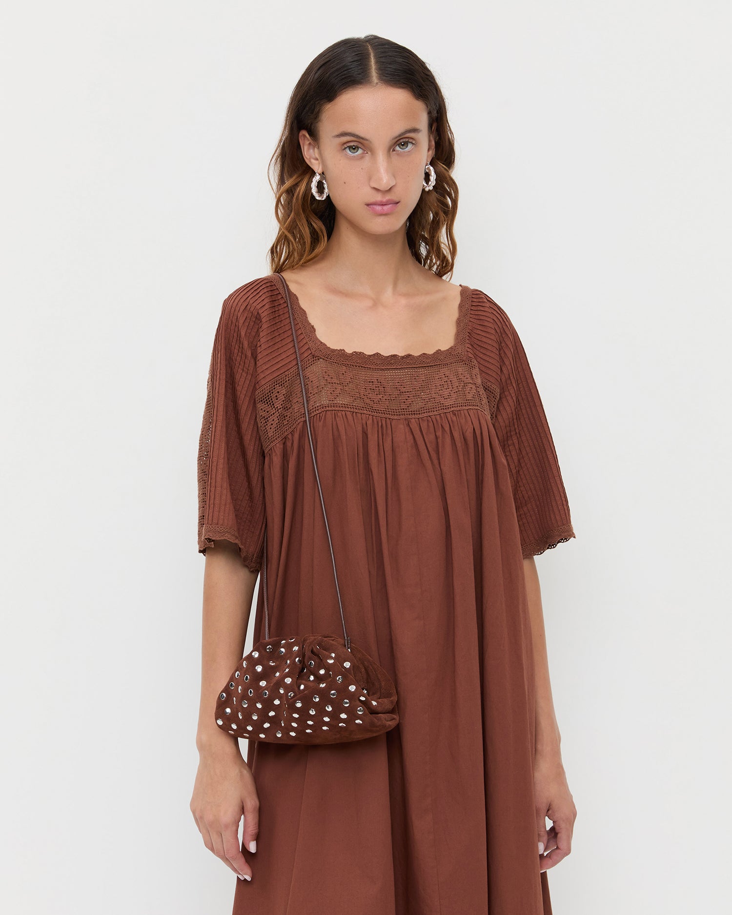 Loeffler Randall Bailey Clutch - Brown Loeffler Randall Bailey Clutch - Brown