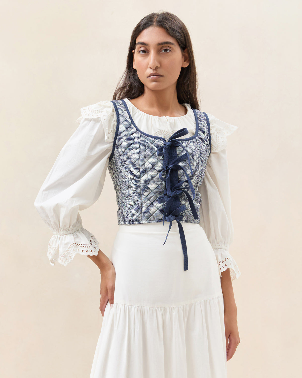 Color: Navy/Navy Gingham