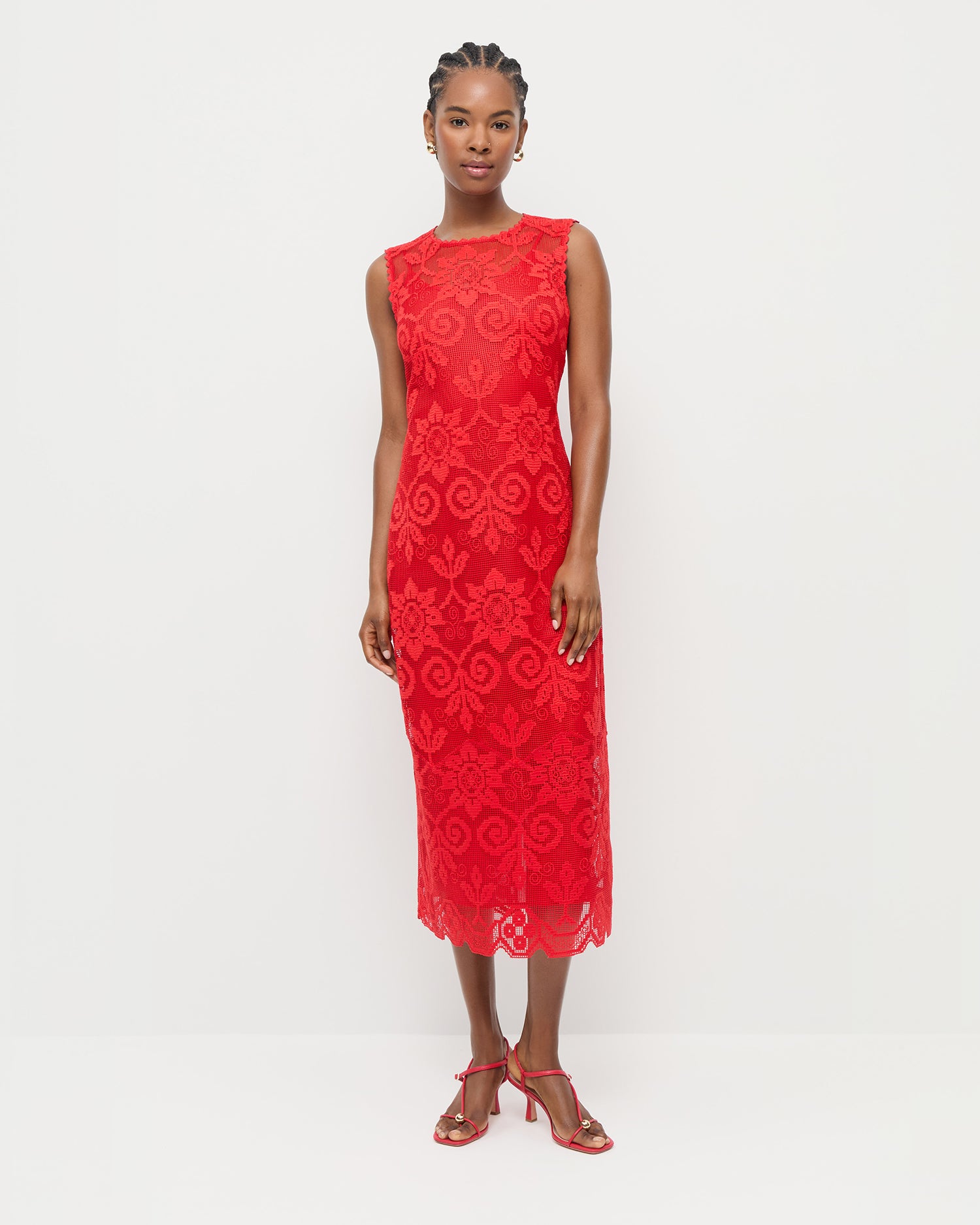 camilles dresses Orange Estivo Dusk Print Lace Up Mini Camille Dress – SABO main image 1