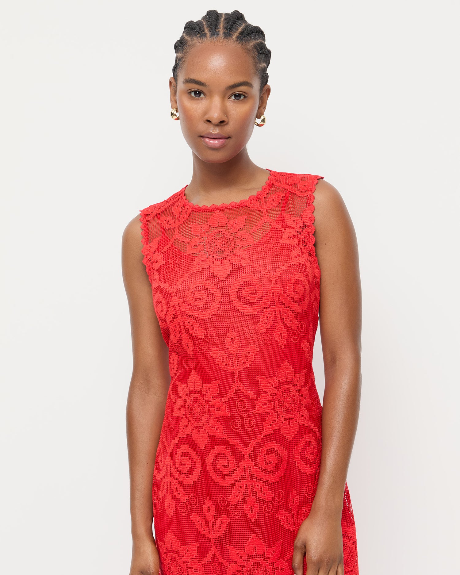 Camille Red Lace Dress | Dresses | Apparel Red / 4 Camille Red Lace Dress | Dresses | Apparel Red / 4