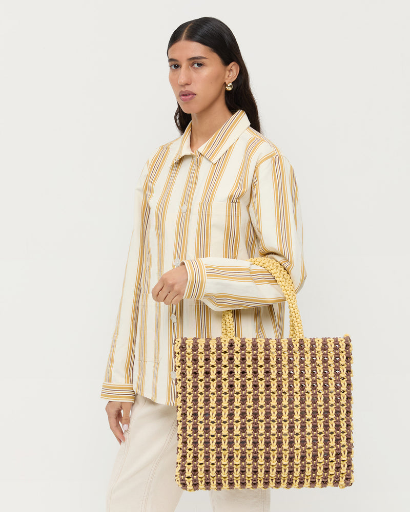 Color: Brown/Butter