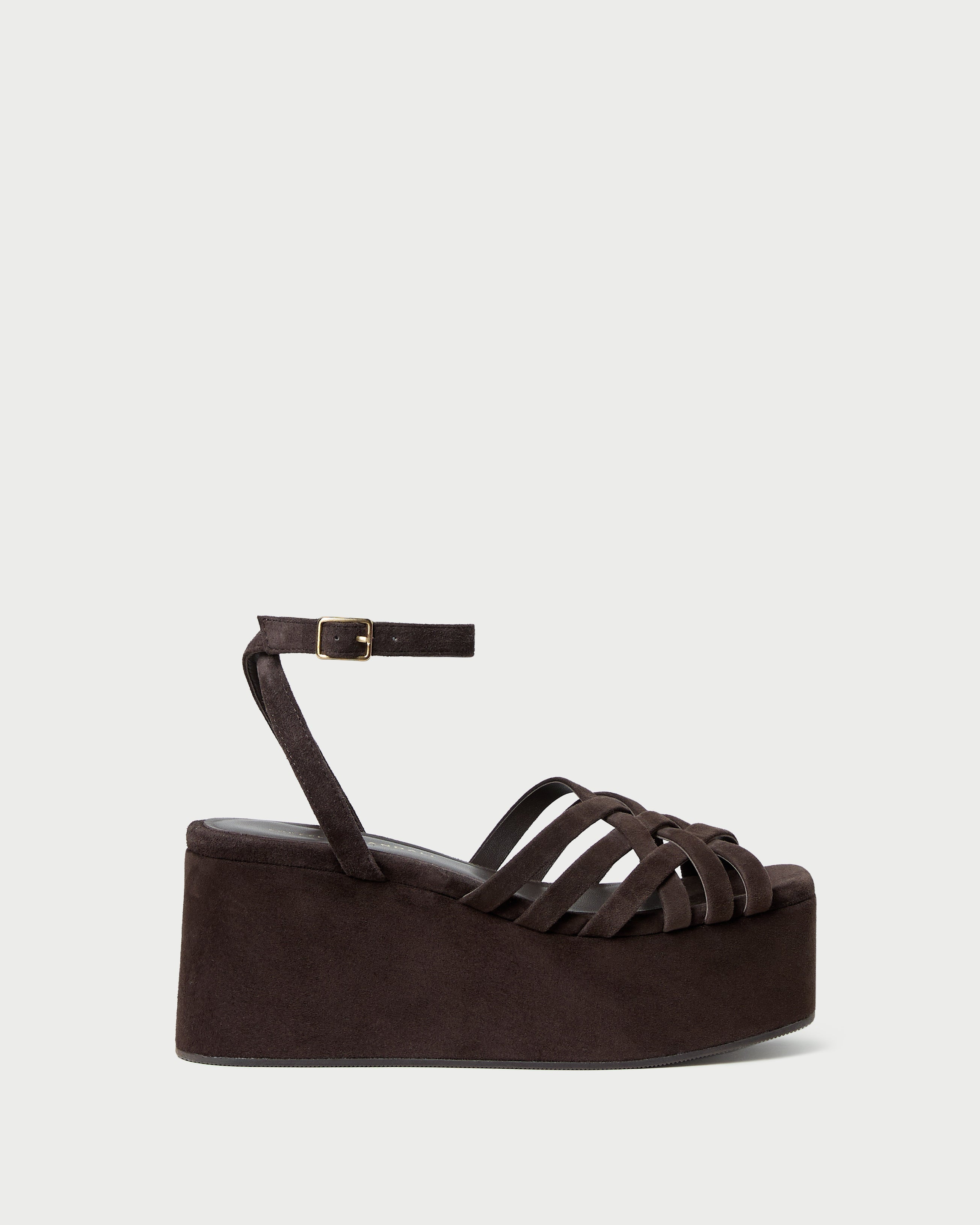 ショコラチャン Channing Brown Suede Platform Sandal | Footwear