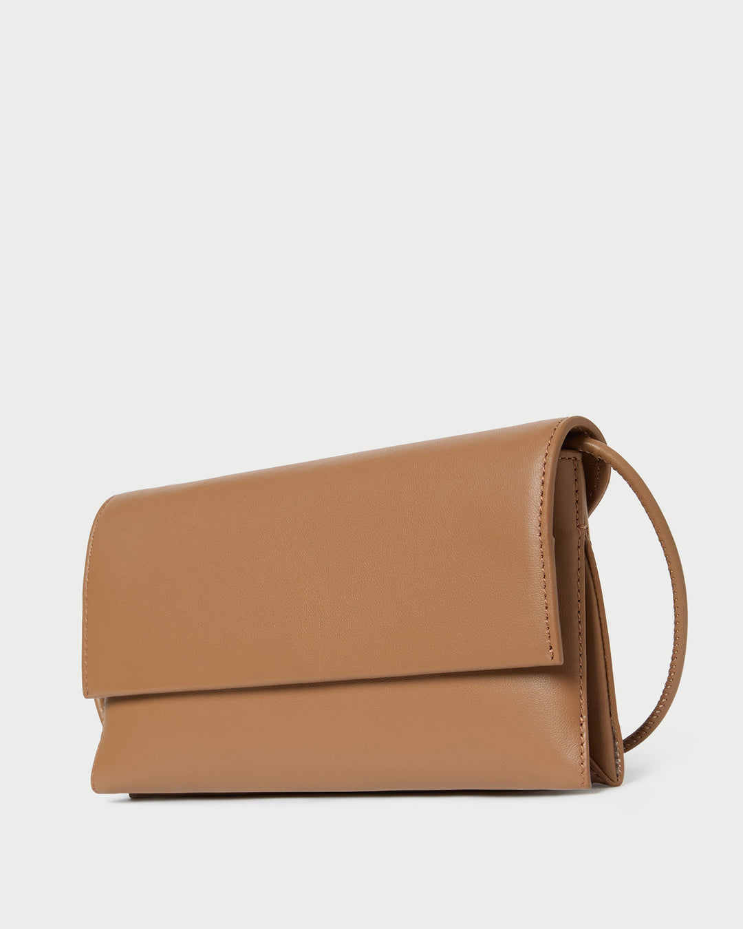 Loeffler Randall tan leather newest clutch