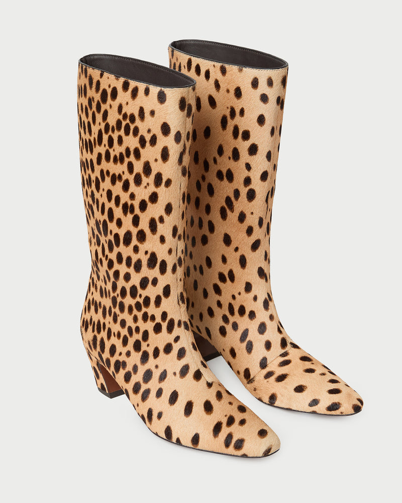 Cleo Cheetah Mid−Calf Boot