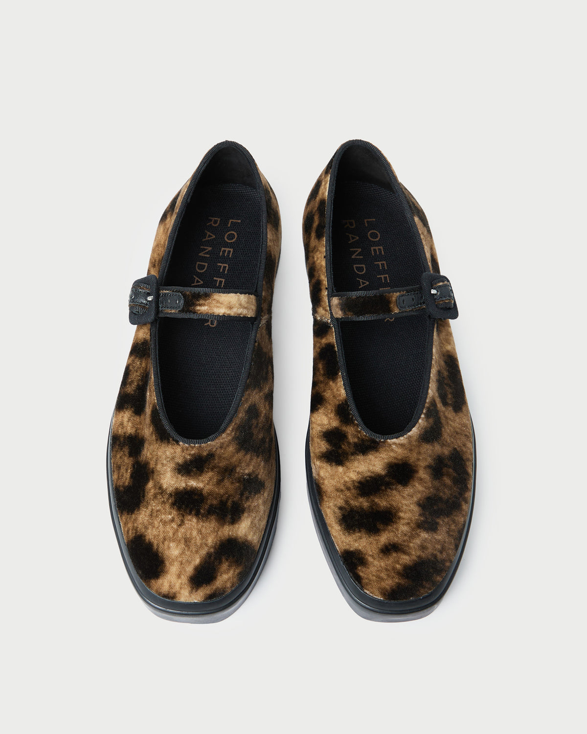 Cooper Leopard Velvet Mary Jane Sneaker in leopard print velvet.