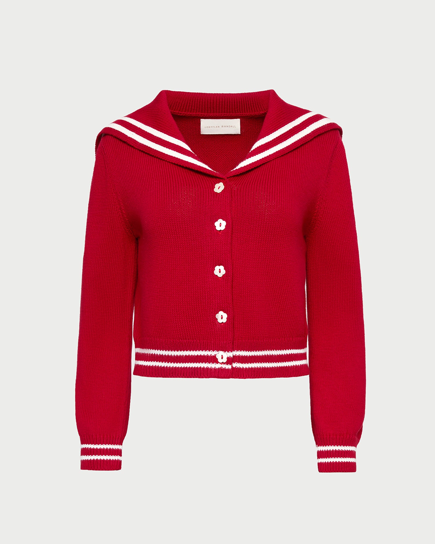 Cove Red/Cream Sweater | Sweaters | Apparel
