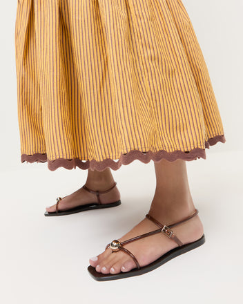 Daleena Anne Sandals In Brown main image 1