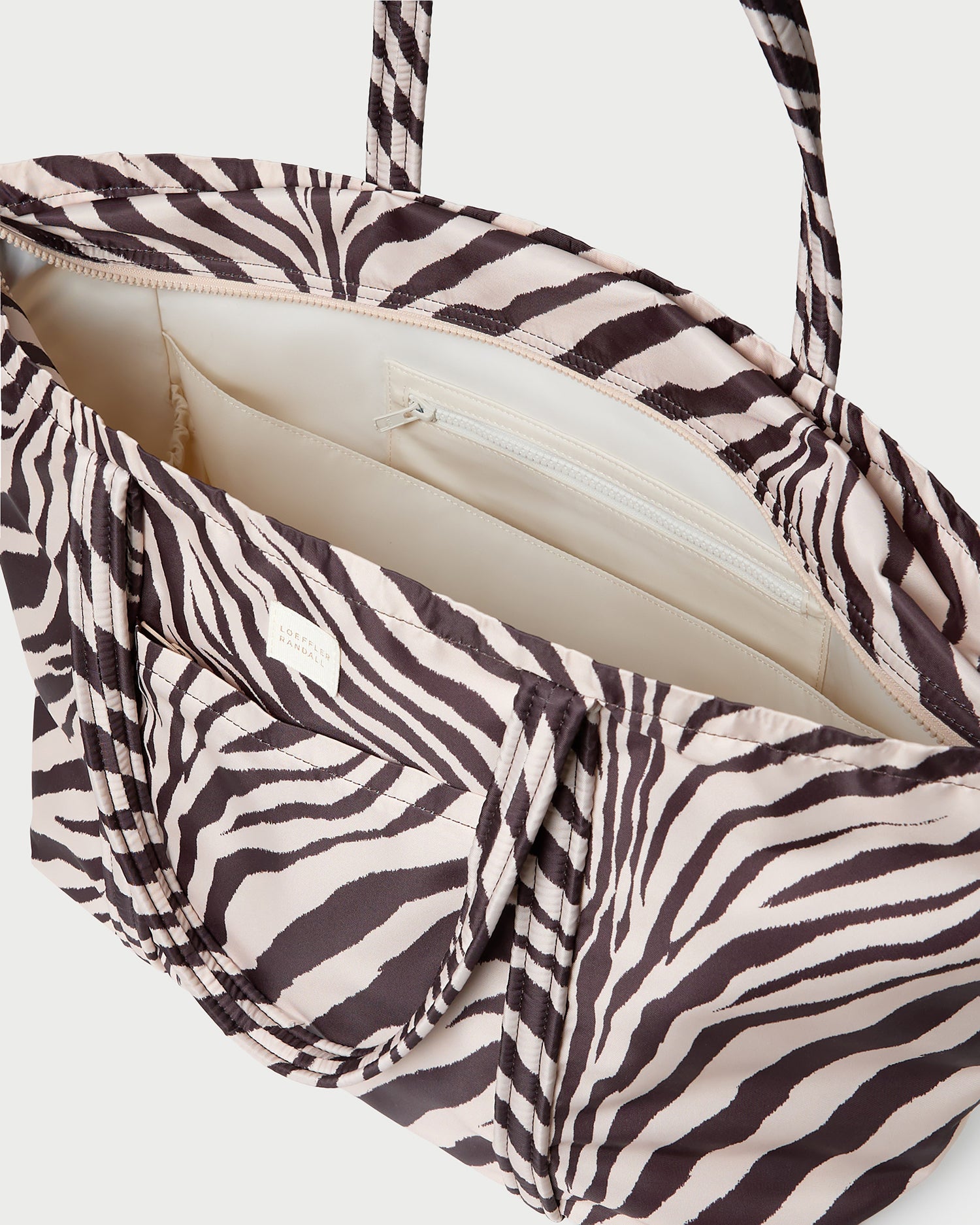 animal print travel tote bags Leopard Canvas Bag Zipper, Waterproof Pockets Beach Starcove Fashion Theres a must Victoria's Secret PINK Brown Black