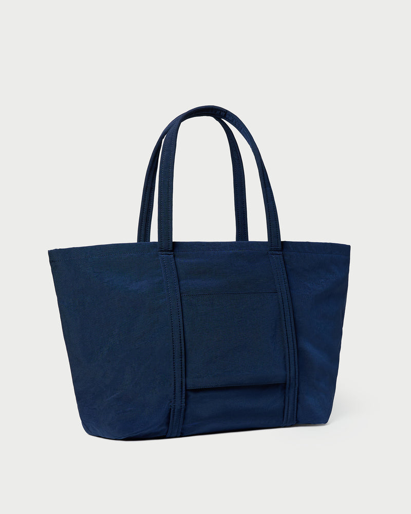 Dina Navy Travel Tote in navy nylon.