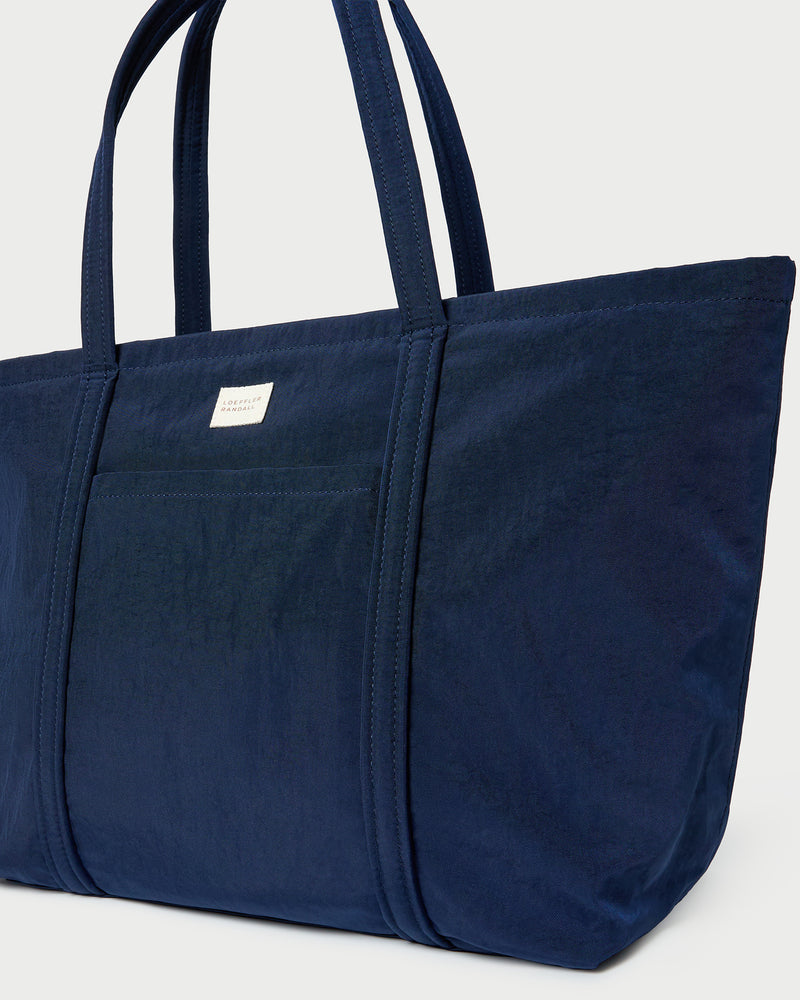 Dina Navy Travel Tote in navy nylon.