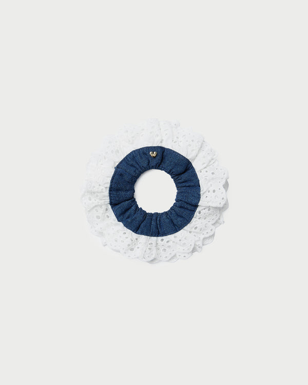 Color: Denim/Cream