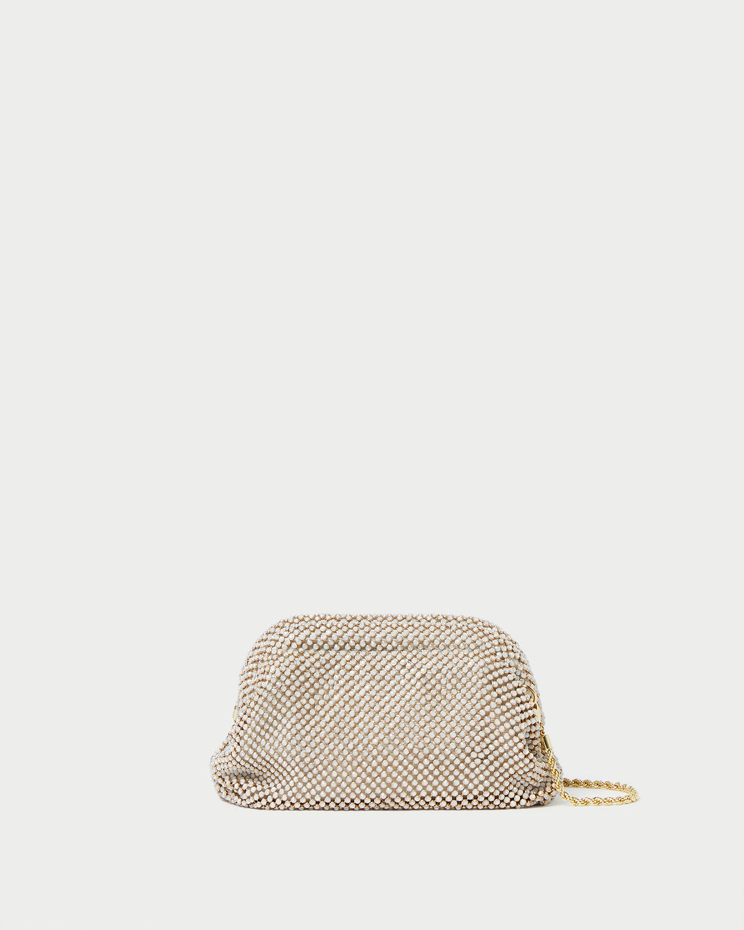 Loeffler Randall | Doris Gold Diamanté Mini Pouch I Clutches I Handbags