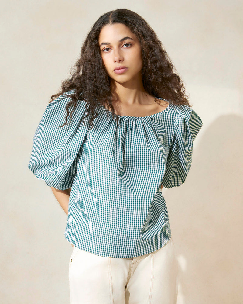 Color: Mini Green Gingham