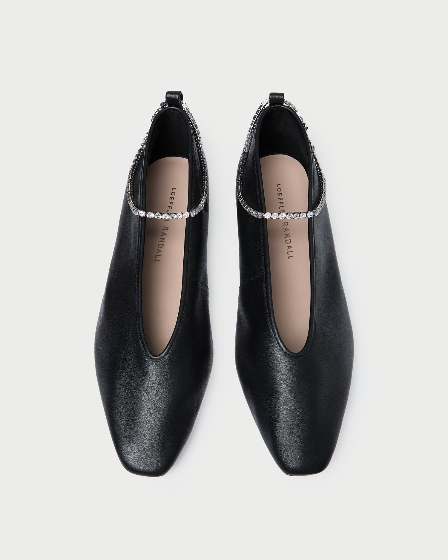 Emery Black/Crystal Ballet Flat - Black / 5 Emery Black/Crystal Ballet Flat - Black / 5