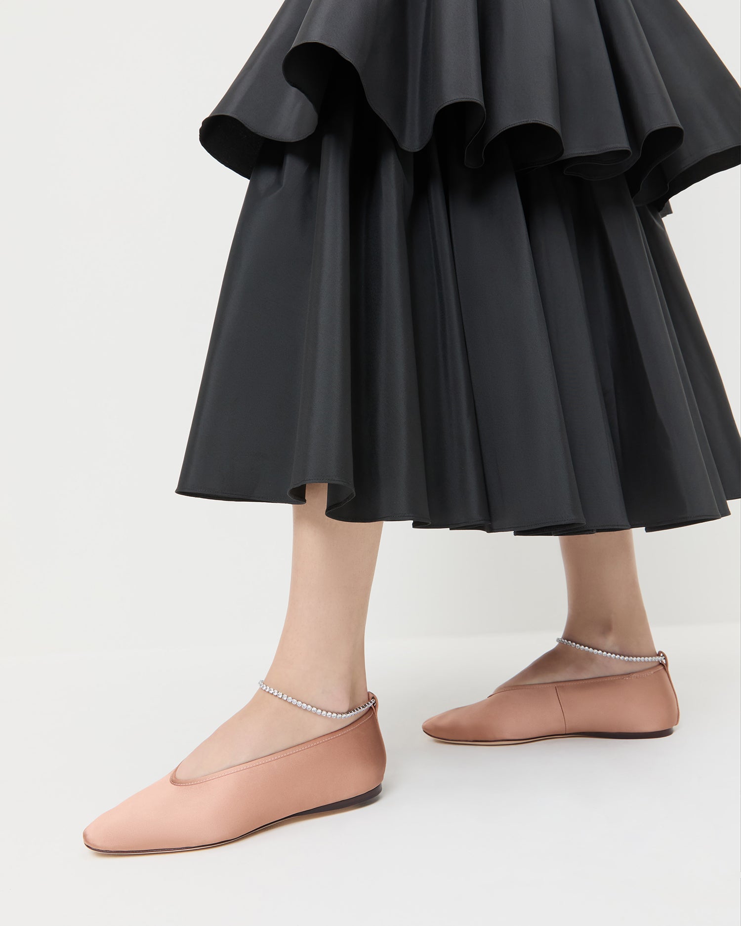 Emery Blush/Crystal Ballet Flat | Flats | Footwear