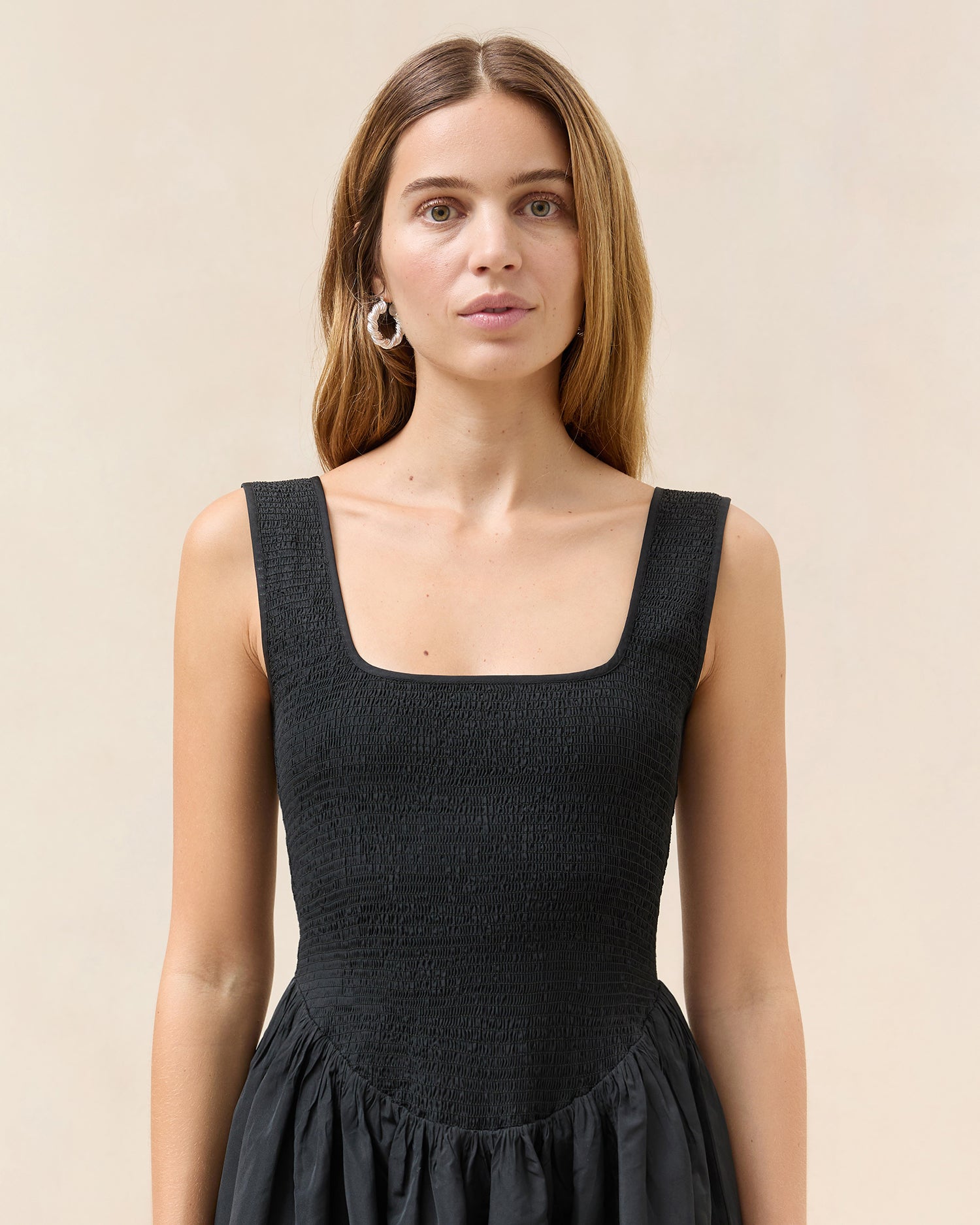 Estelle Black Smocked Dress | Dresses | Apparel 6 Estelle Black Smocked Dress | Dresses | Apparel 6