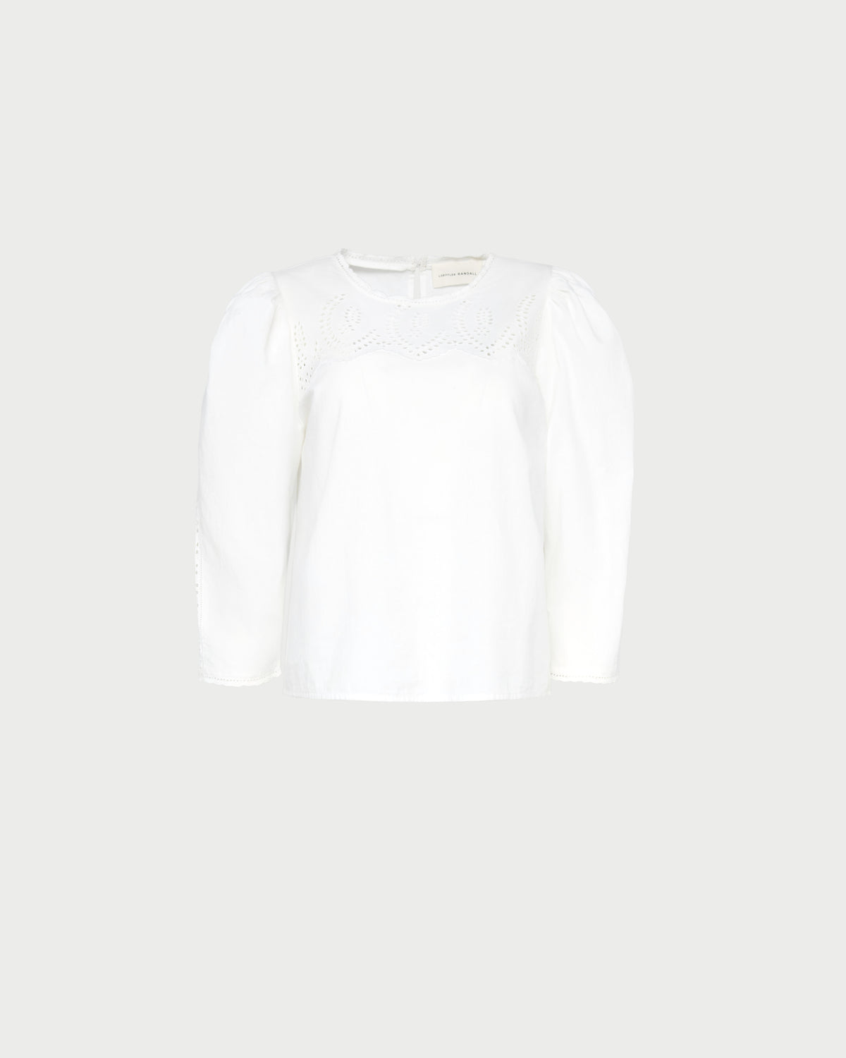 Felicity Blouse in cream cotton poplin.