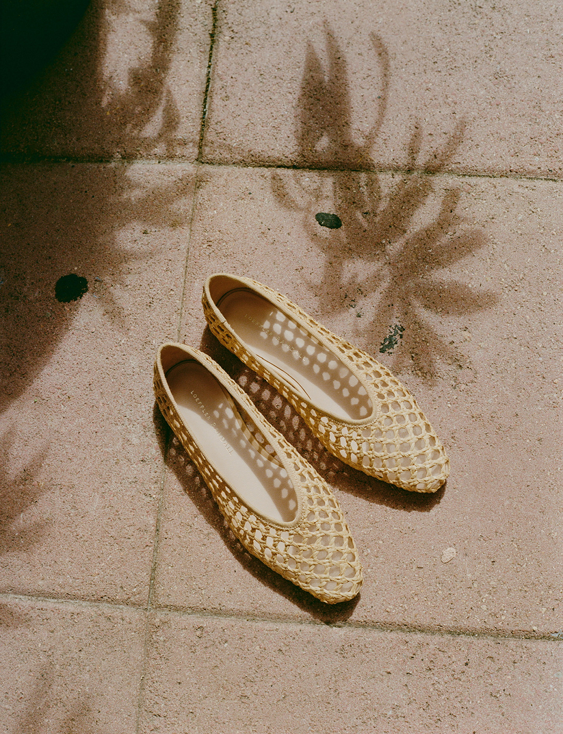Emery Natural Ballet Flat - Loeffler Randall