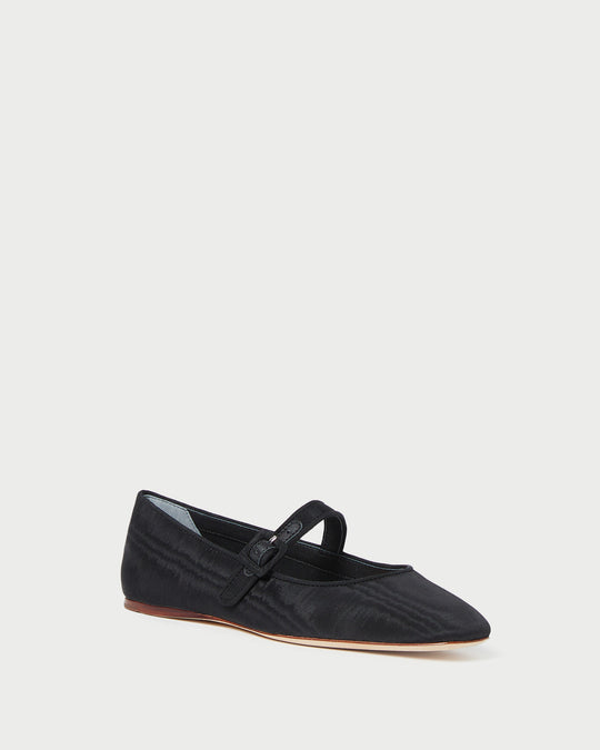 Loeffler Randall | Ginger Brown Moiré Mary Jane l Flats l Footwear