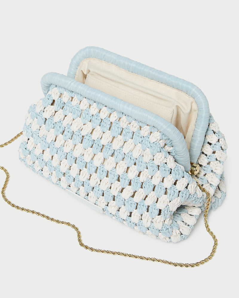 Color: Cream/Blue