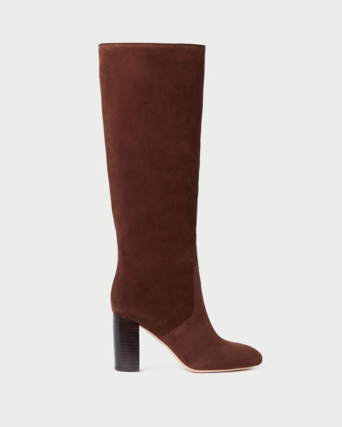 Goldy Espresso Suede Tall Boot | Tall Boots | Footwear