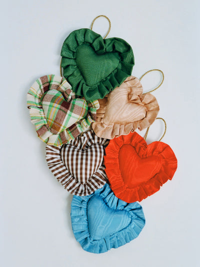 LR x Tara Roma Ruffle Heart Ornament - Loeffler Randall