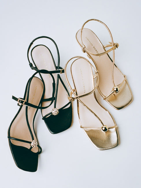 Emery Black/Crystal Ballet Flat | Flats | Footwear