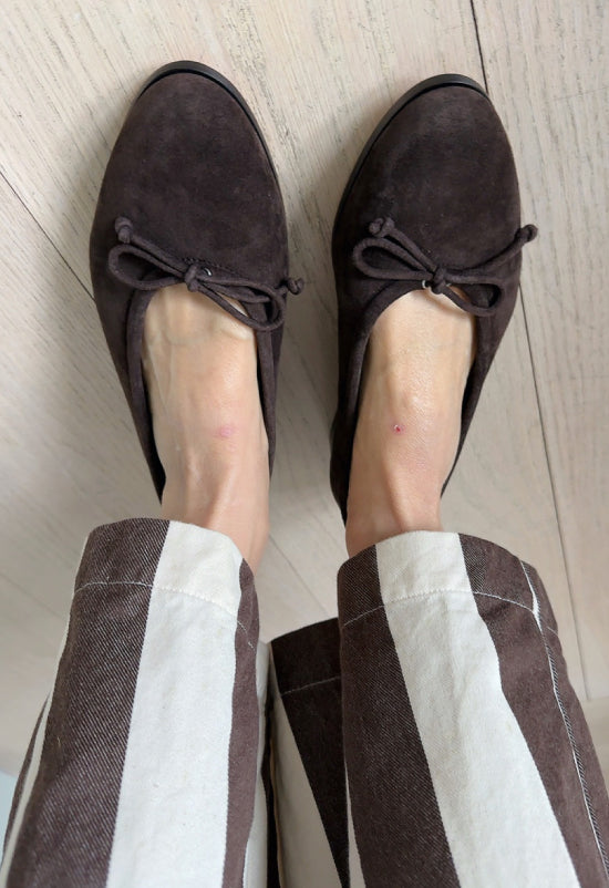 Noelle Brown Suede Ballet Flat - Loeffler Randall