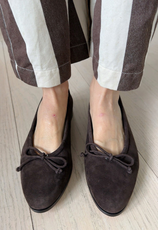 Noelle Brown Suede Ballet Flat - Loeffler Randall
