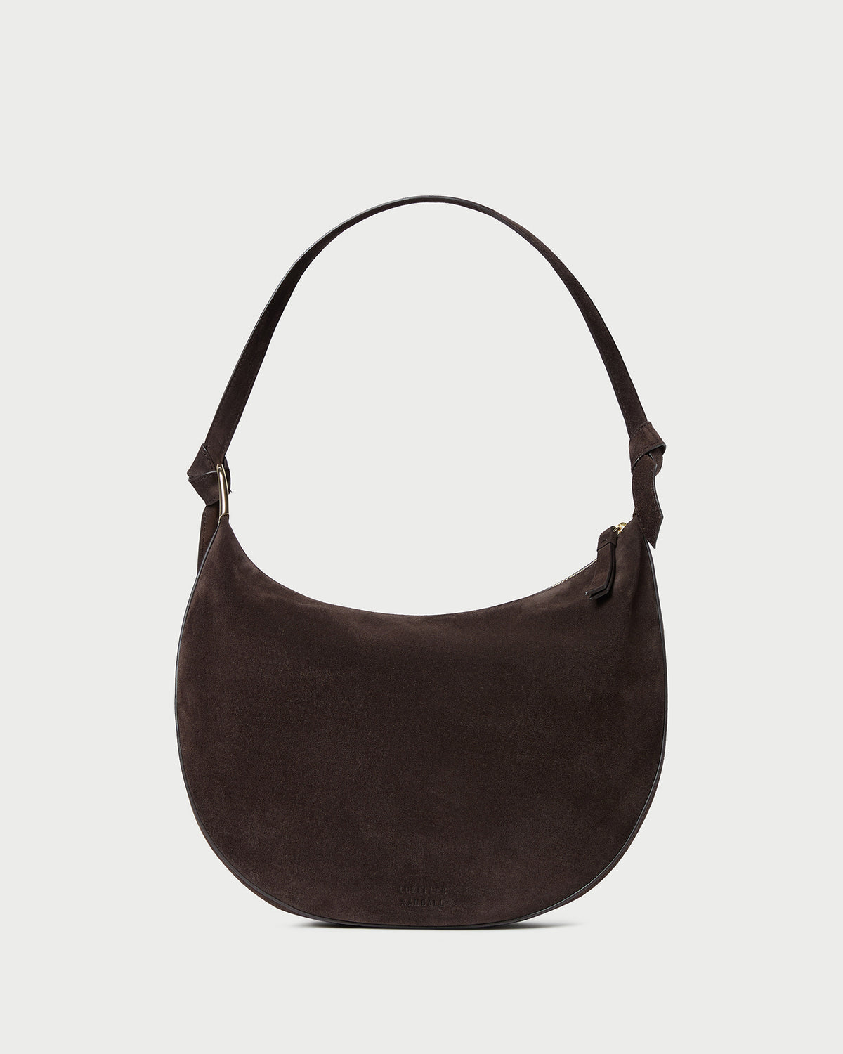 Harlow Brown Suede Shoulder Bag | Shoulder Bags | Handbags