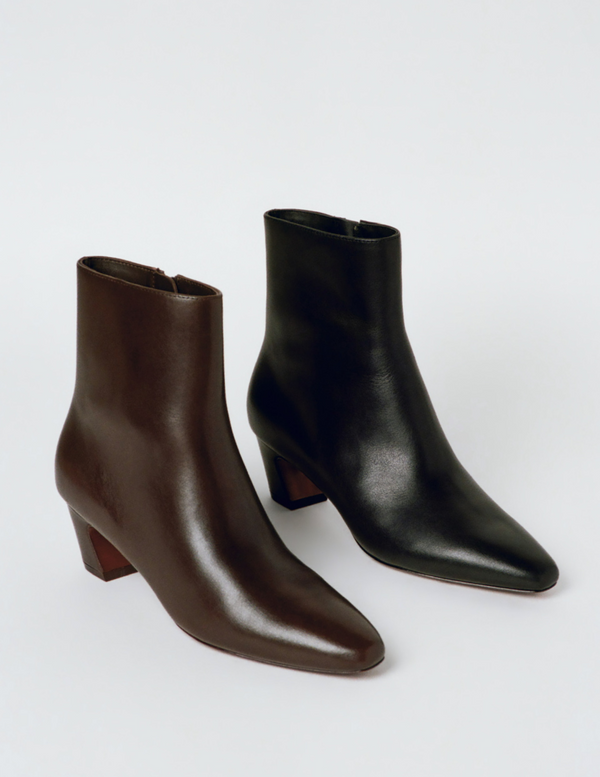 Harper Black Leather Ankle Boot and Harper Brown Leather Ankle Boot - Loeffler Randall