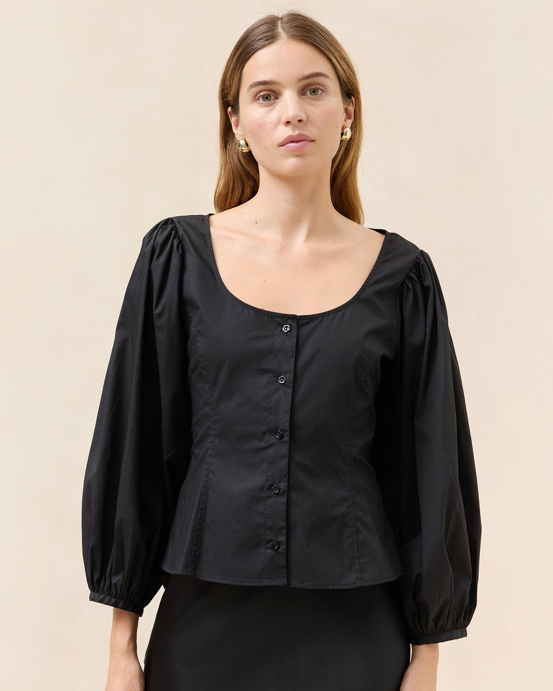 Sasa Blouse Top - Black