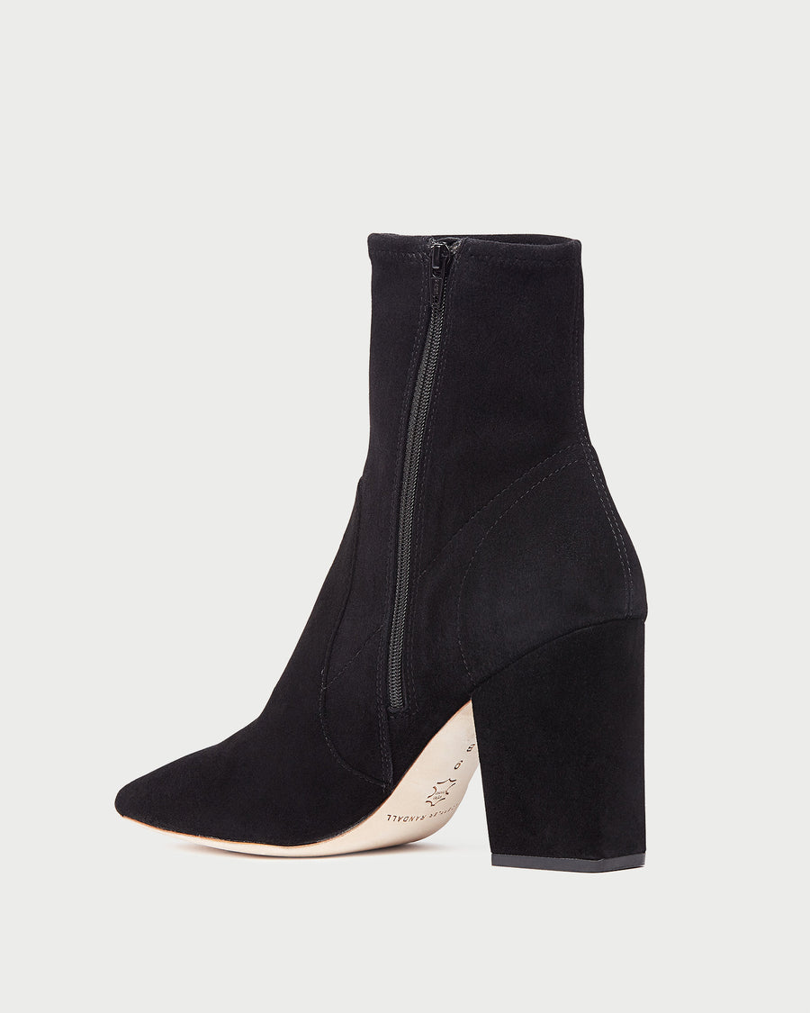 Loeffler Randall | Isla Cacao Suede Slim Ankle Bootie l Ankle Boots l ...