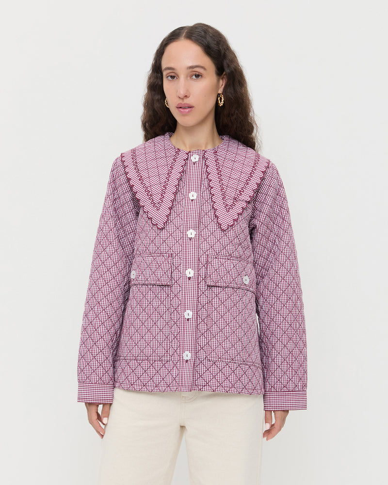 Color: Mini Maroon Gingham