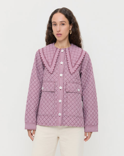 ジャケット・アウター rikotokyo Gilet blouse(Gingham check) JAMES-CV-MMRNG_1006_grande.jpg