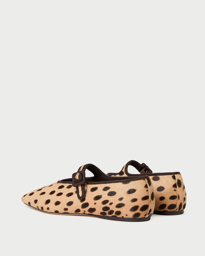 Junia Cheetah Mary Jane Flat