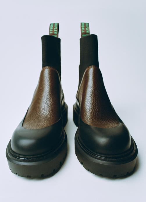 Suri Brown Leather Lug Boot - Loeffler Randall