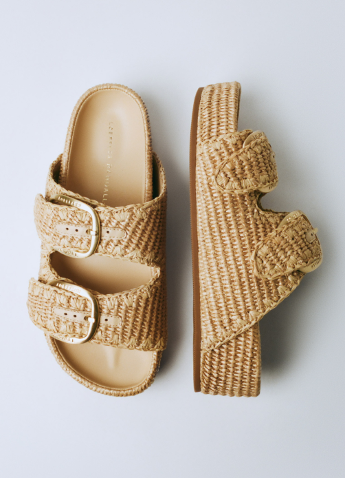 Nico Natural Two−Band Sandal - Loeffler Randall