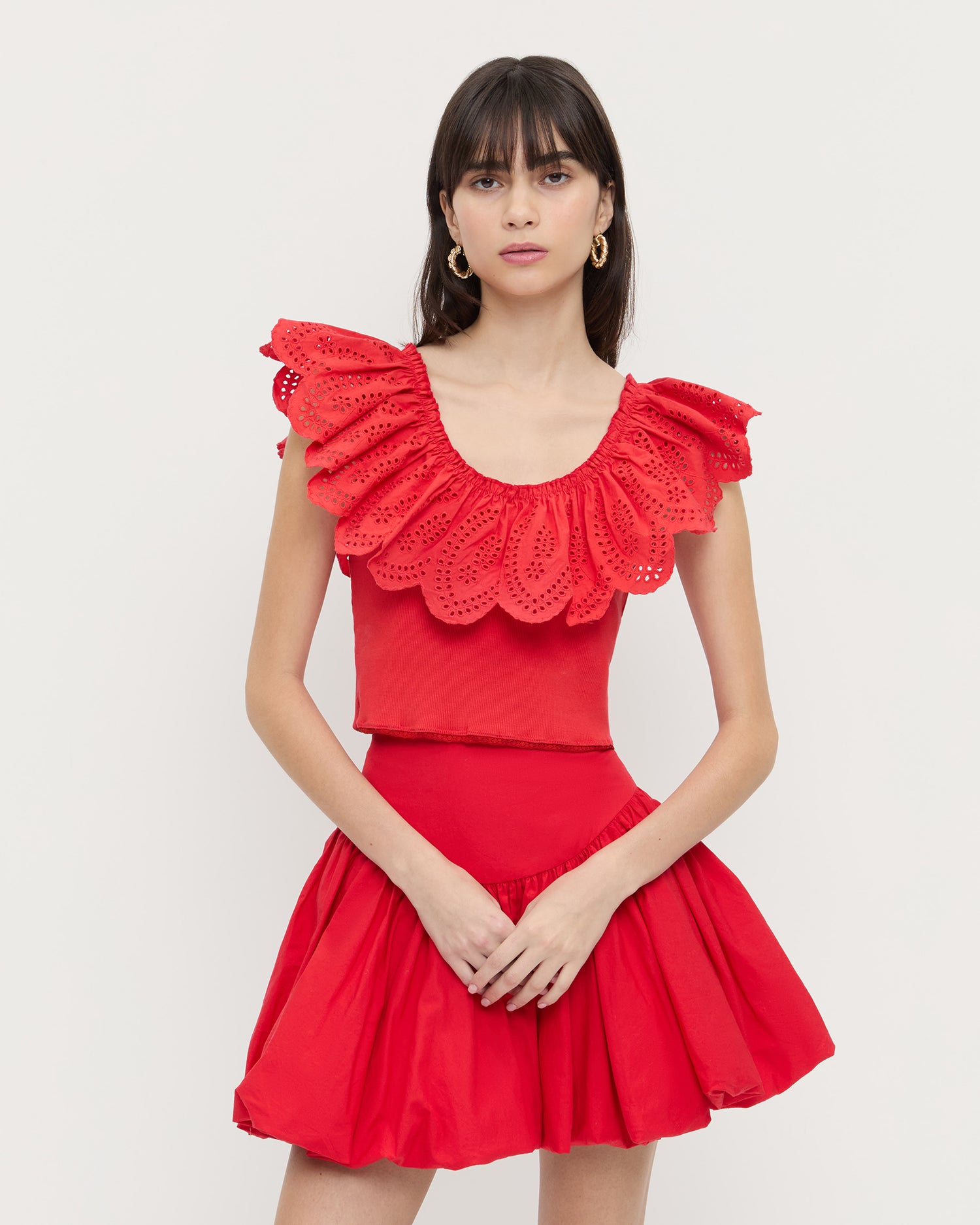 Katrina Red Top | Tops