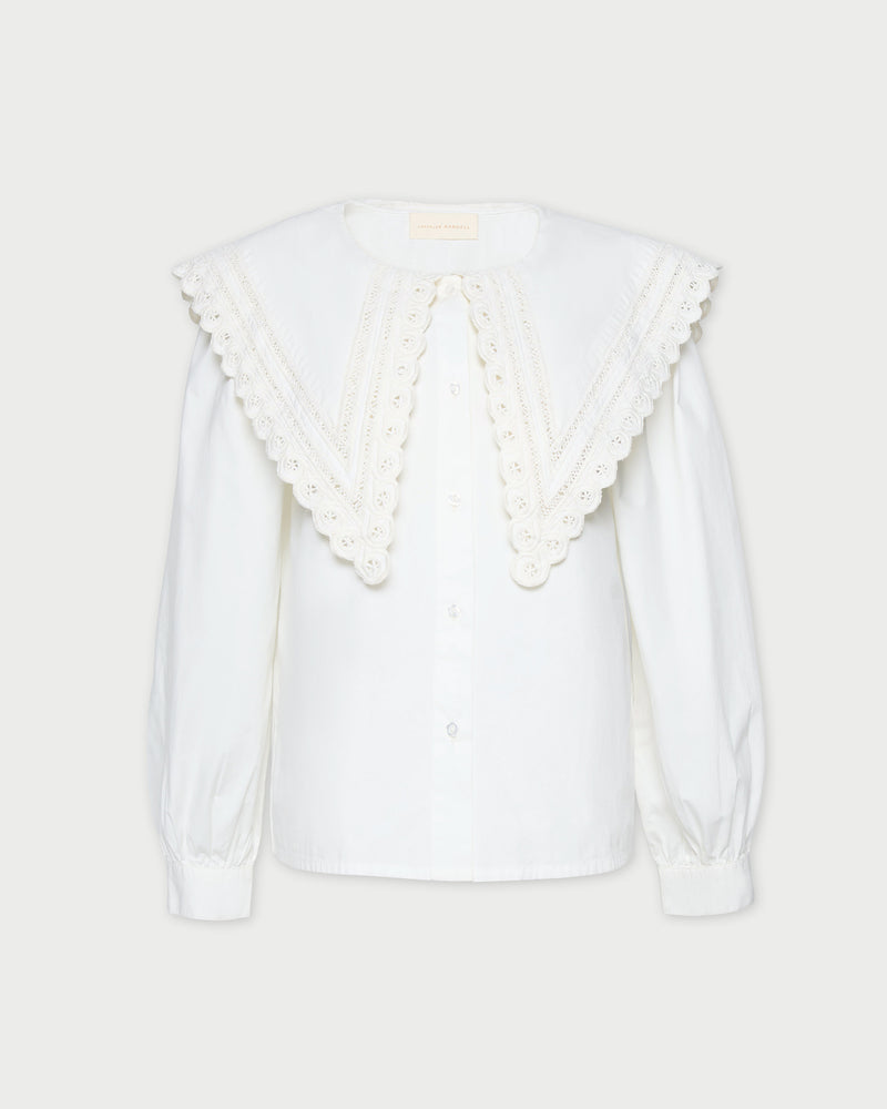 Ken Shirt in white cotton.