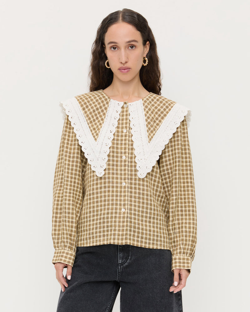 Color: Brown/Butter