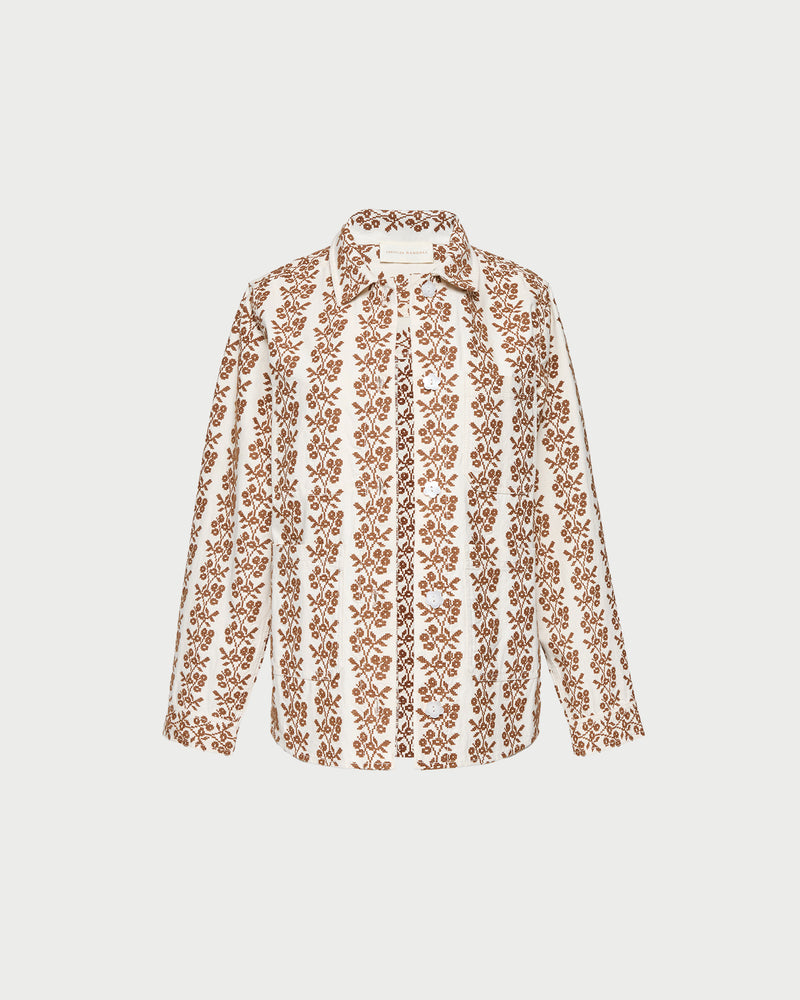 Color: Cream/Brown