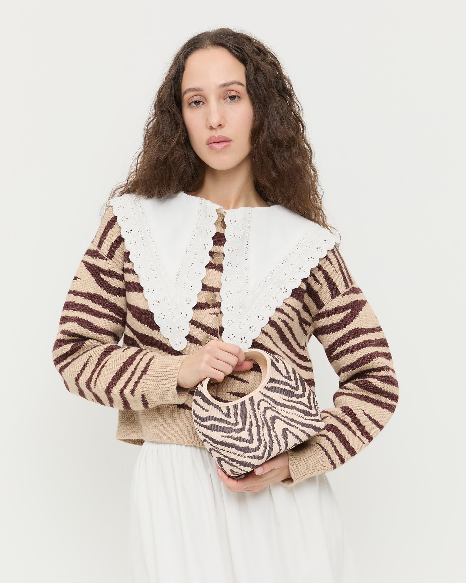Kenzie Zebra Mini Bag | Clutches | Handbags