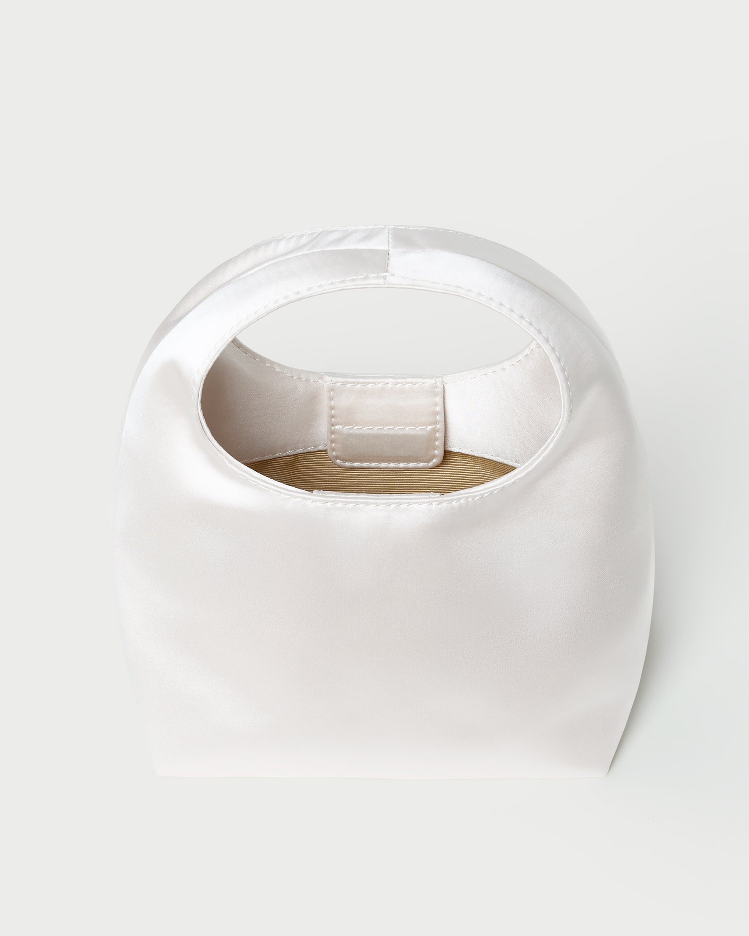 Kenzie Cream Satin Mini Bag | Clutches | Handbags