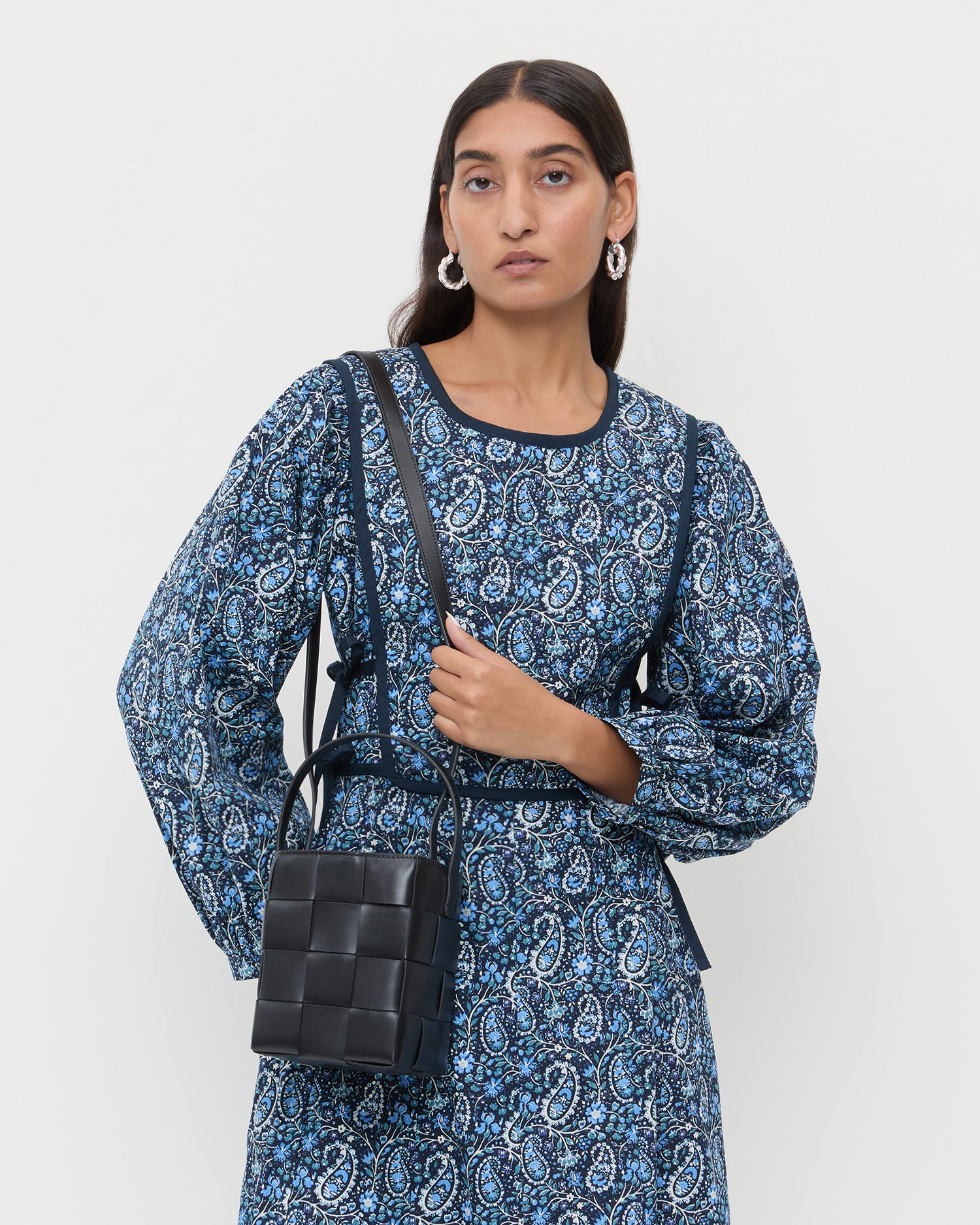 Loeffler Randall Laith Woven Leather Bucket Bag - Black Loeffler Randall Laith Woven Leather Bucket Bag - Black