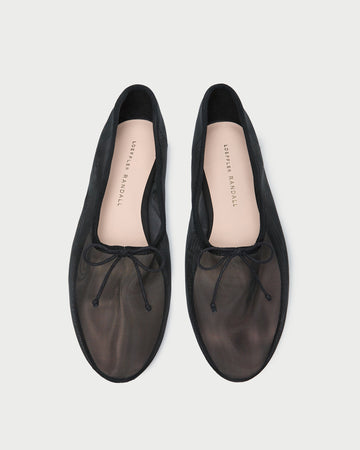 Loeffler Randall Landon Soft Ballet Flats | Black | Size 5
