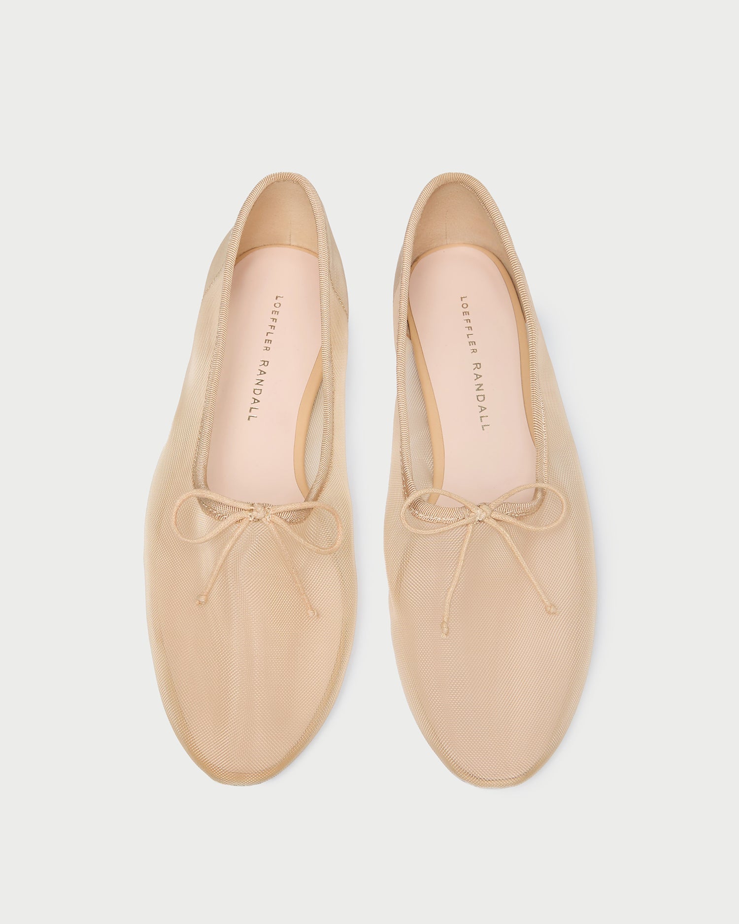 Landon Caramel Mesh Ballet Flat Flats Footwear