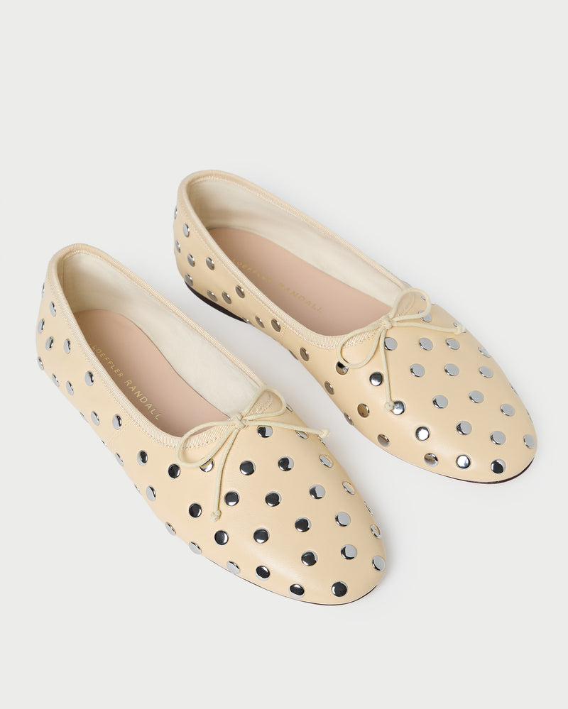 Landon Butter/Silver Ballet Flat
