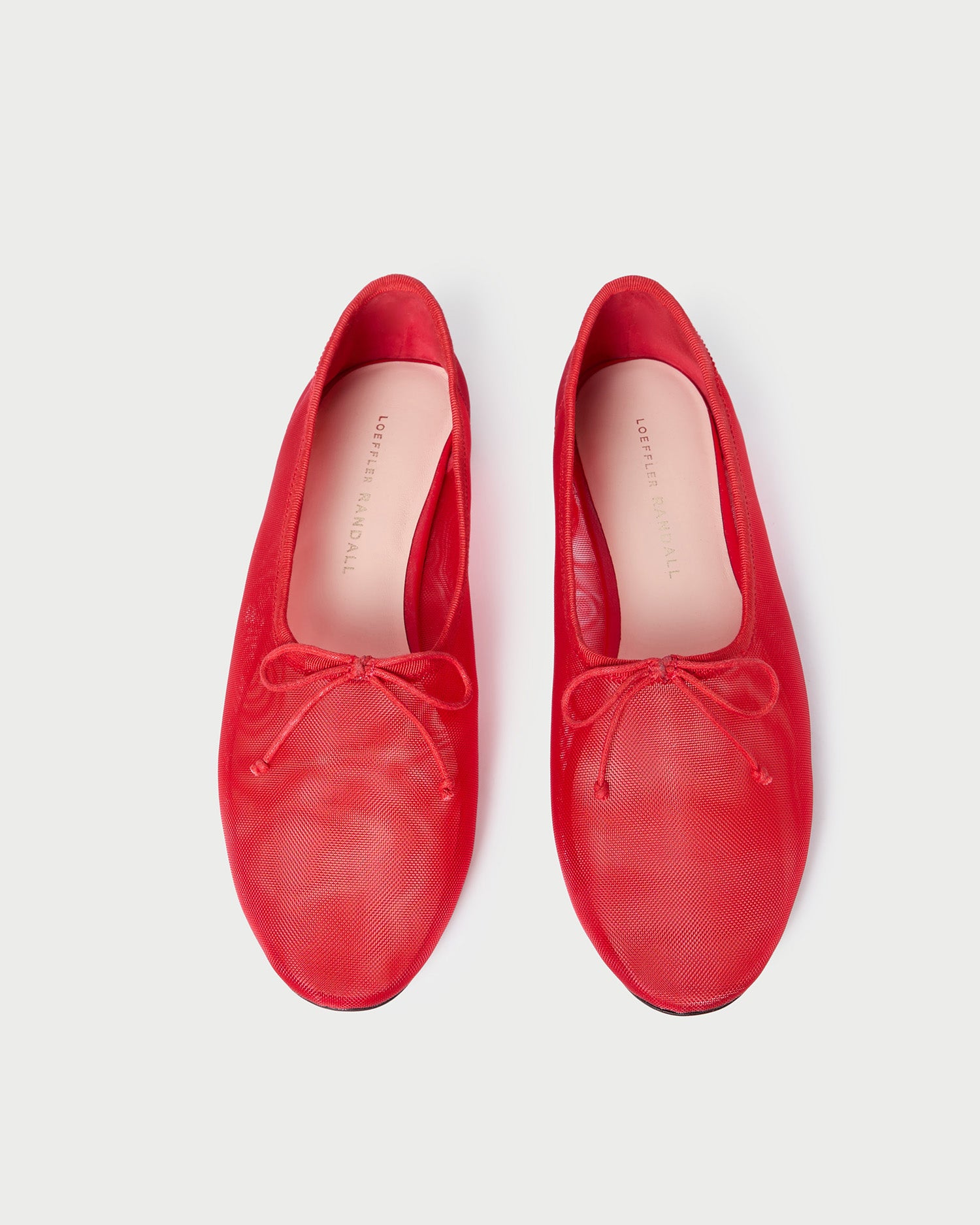 Landon Mesh Red Ballet Flat Flats Footwear - Main Image